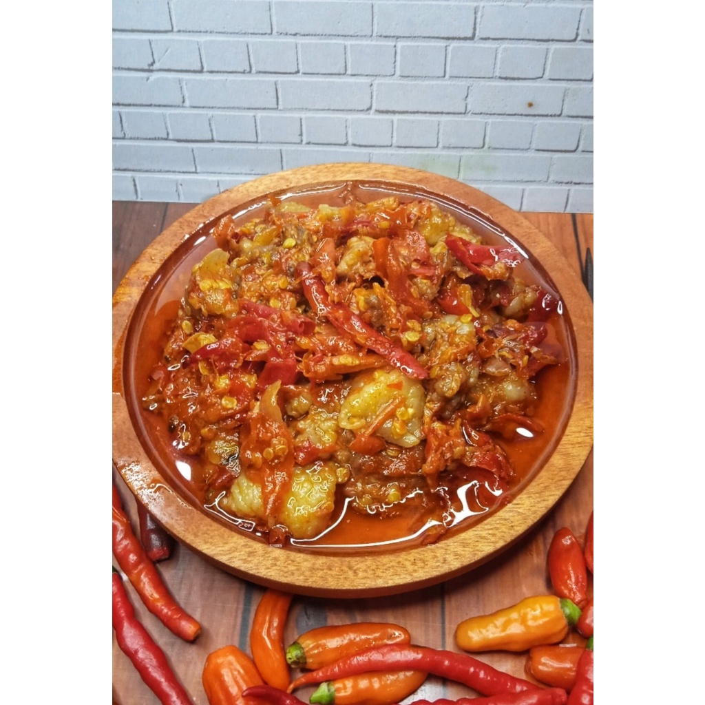 

Oseng Mercon tetelan sapi (100% halal ) 200 gram/ sambel tetelan / Si_sambel