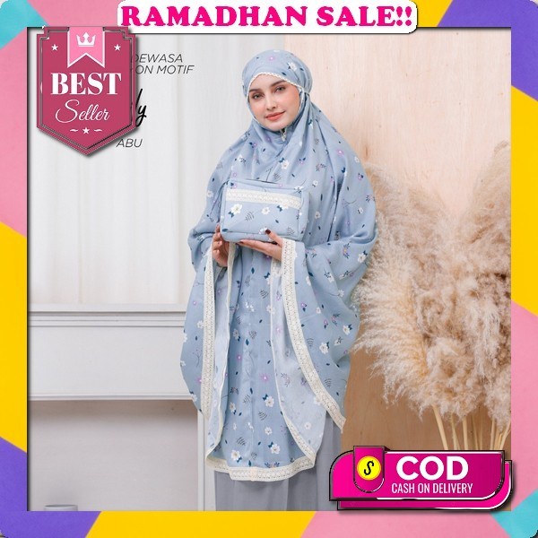 Bayar D Tempat (Cod) Mukena Khadijah Cantik Murah Mukena Rusia Dewasa Ori Dalanova Ukuran Jumbo Muke