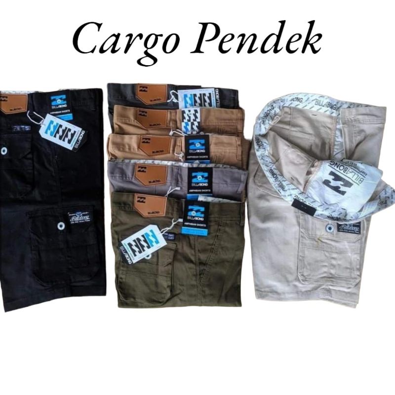 Celana Pendek Cargo Pria / PREMIUM / BAHAN TEBAL