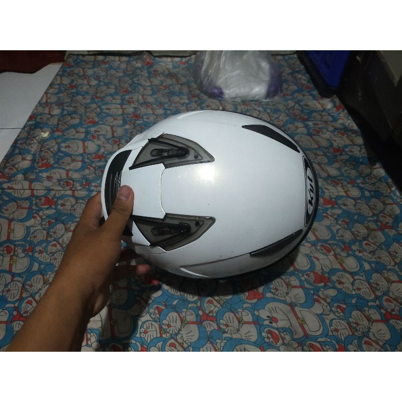 Helm Halfface KYT Galaxy Slide Putih