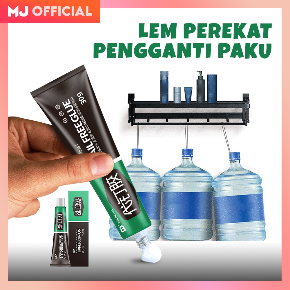 Lem Pengganti Paku Tembok Adhesive No More Nail Superkuat Original Daiding Perekat dinding super kuat lem