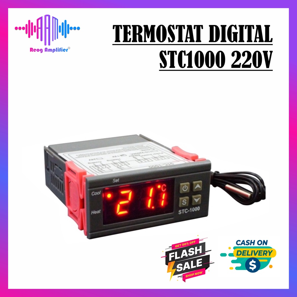 Termostat Digital Temperatur Controll STC1000 220V
