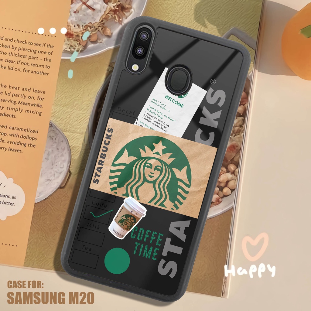 Case SAMSUNG M20 CASING SAMSUNG M20 [STRBCKS] Booming case hp kondom hp case custom case casing case