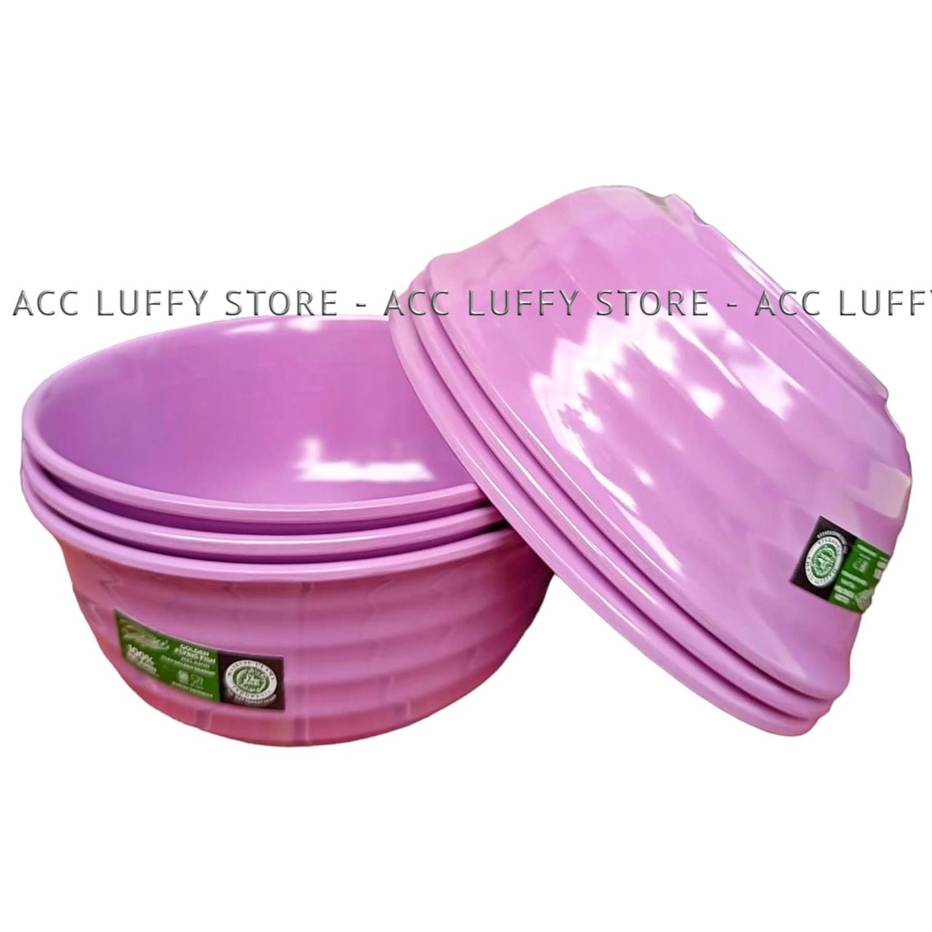 2 PCS MANGKOK MELAMIN ULIR GOLDEN FLYING FISH - MANGKUK MELAMIN MURAH TEBAL - MANGKUK GOLDEN DRAGON 