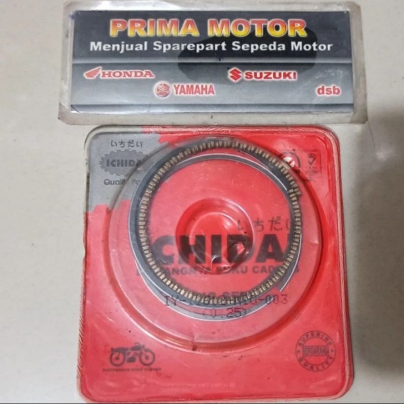 RING PISTON MIO MIO SOUL KARBU OS 25 ICHIDAI