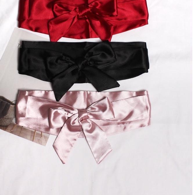 Terbaik OBI SATIN / SABUK OBI / ikat pinggang satin / sabuk satin / sabuk obi / sabuk kebaya hitam /