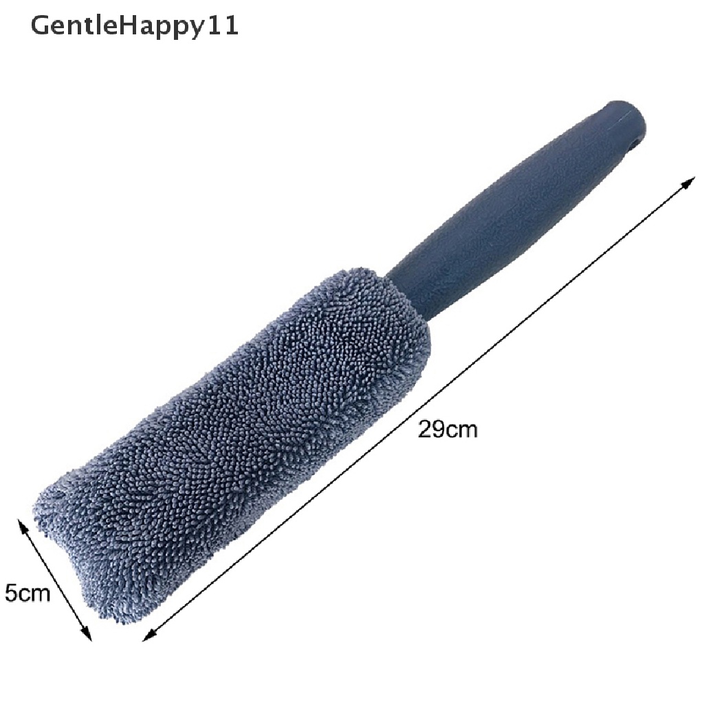 Gentlehappy Alat Pembersih Cuci Otomatis Sikat Pembersih Roda Mobil Portable Microfiber Wheel Tire Rim Brush Cleaning Rims Spokes Wheel Wash Cleaning id