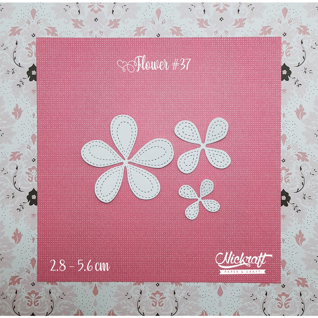 

FLOWER #37 - Hiasan Scrapbook Jurnal Bunga Kertas Die Cut
