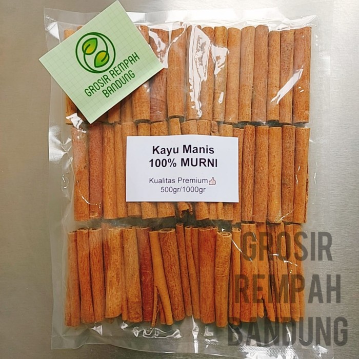 

Kayu Manis Utuh Bersih Pilihan / Rempah / Kualitas Terbaik - 500gr