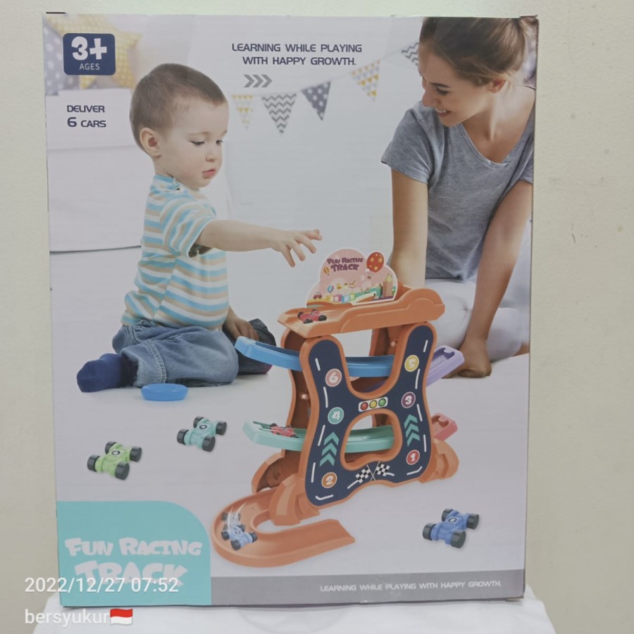 Mainan Edukasi Anak Fun racing Track ZigZag
