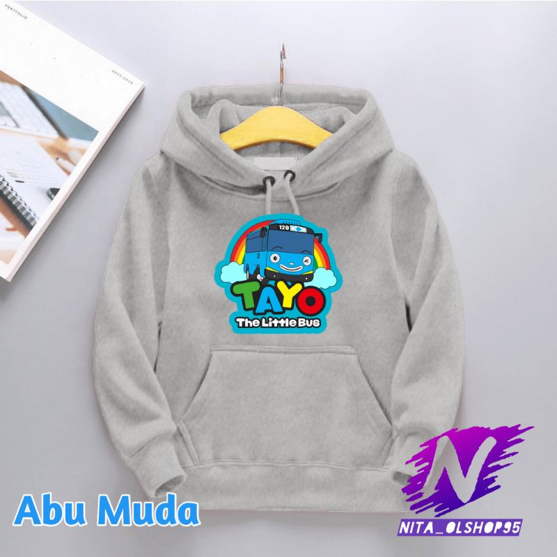 hoodie anak toyo the little bus hoodie tayo bus