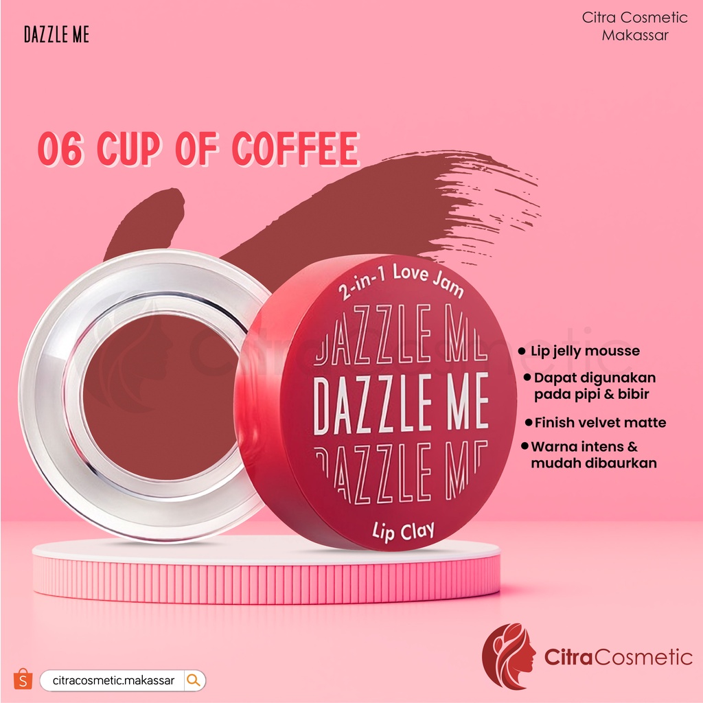 Dazzle Me 2 in 1 Love Jam Lip Clay Series