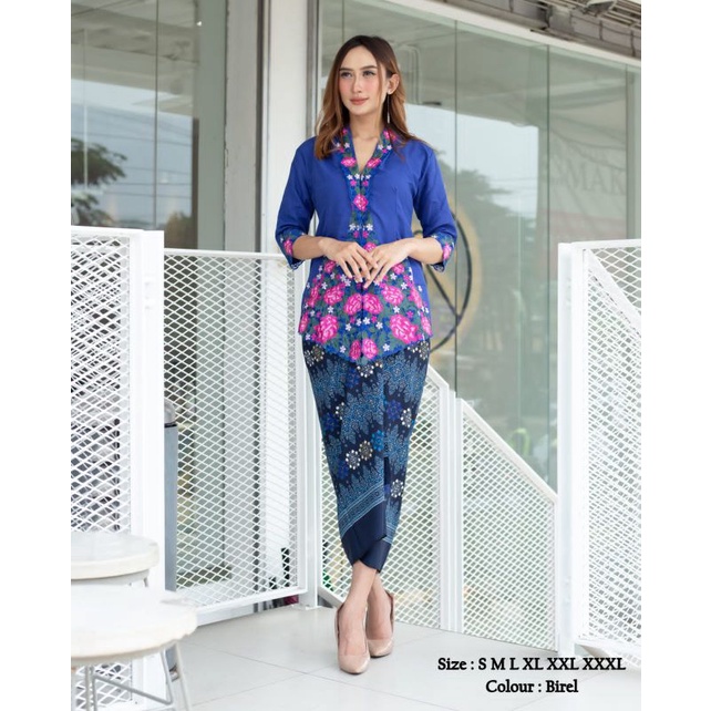 ENCIM KATUN BORDIR LENGAN 7/8 - KEBAYA ENCIM MURAH - KEBAYA KATUN - KEBAYA KARTINI