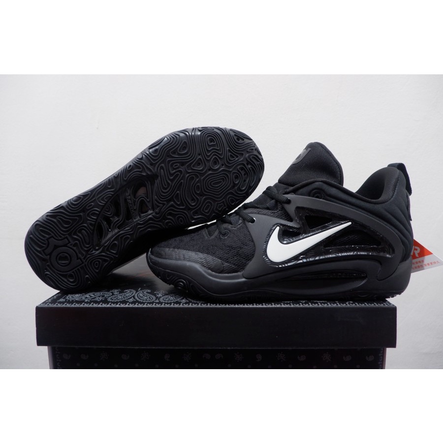 SEPATU BASKET NK KD15 LOW BLACK SAMURAI