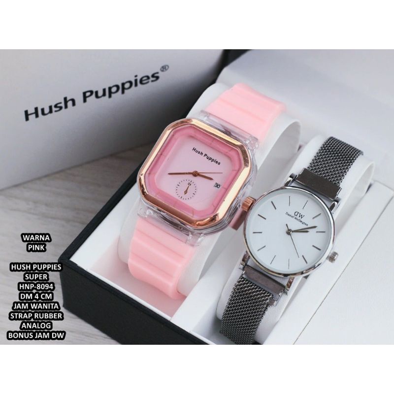 (Cod)Jam Tangan Wanita Buy1  Get1 Hp Crono1+ DM Magnet Strap Rubber/Magnet(Dikirim Jakarta)