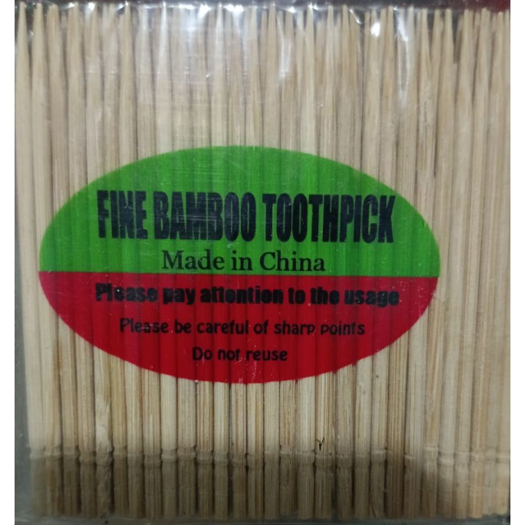 Tusuk gigi/ tusuk gigi bambu/ tusuk gigi isi