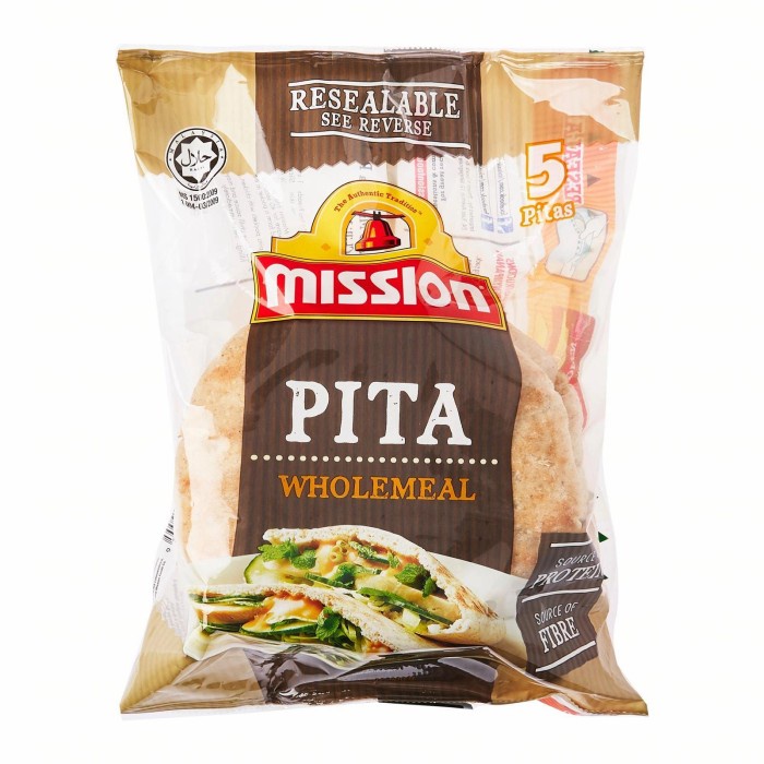 

Past Mission Pita Wholemeal 400Gr