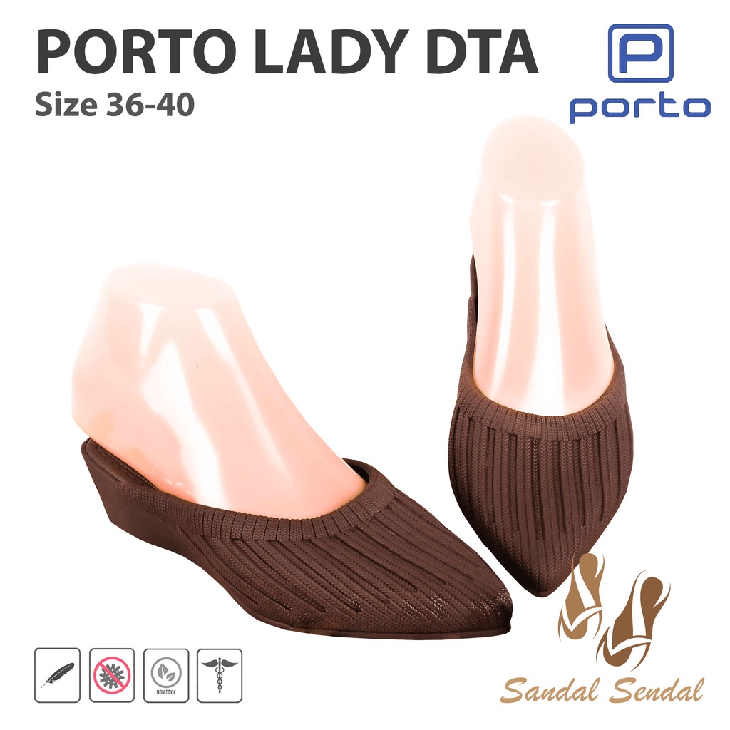 sepatu wedges wanita porto lady DTA