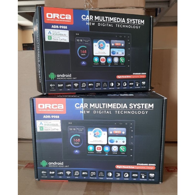 ANDROID ORCA ADR-9988 Head UNIT ANDROID 7 inch ORCA ADR - 9988 Ram 2 Gb Rom 32 Gb Android New Standart ORCA ADR 9988