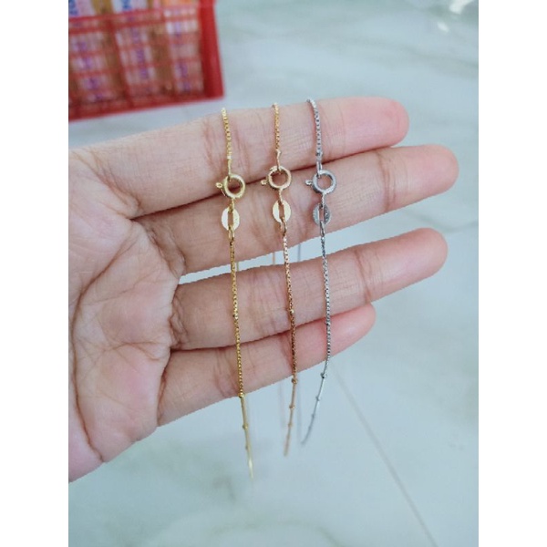 kalung itali jedar + liontin bunga mp full/ kalung perak asli silver 925 lapis emas / kalung fashion wanita terbaru
