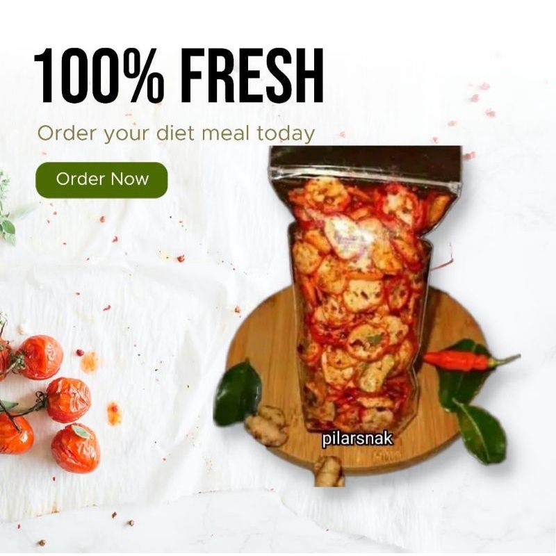 

Kerupuk seblak kering pedas gurih/ kerupuk seblak sebring pedas daun jeruk 50 grm