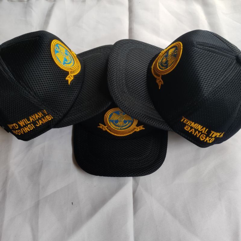 Topi Logo Perhubungan / Topi Logo Dishub / Topi Logo Kemenhub / Topi Perhubungan / Topi Dishub /
