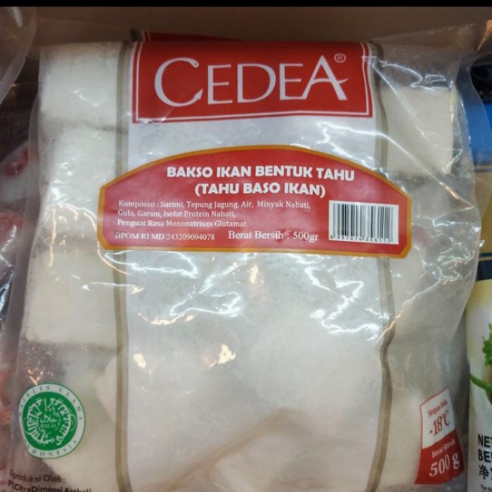 

Cedea balso ikan bentuk tahu 500gr