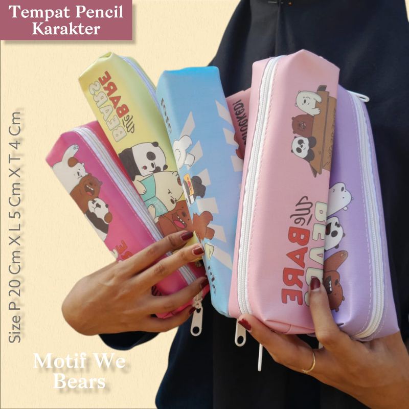 PENCIL CASE/TEMPAT PENCIL /POUCH MINI MOTIF KOREAN STYLE