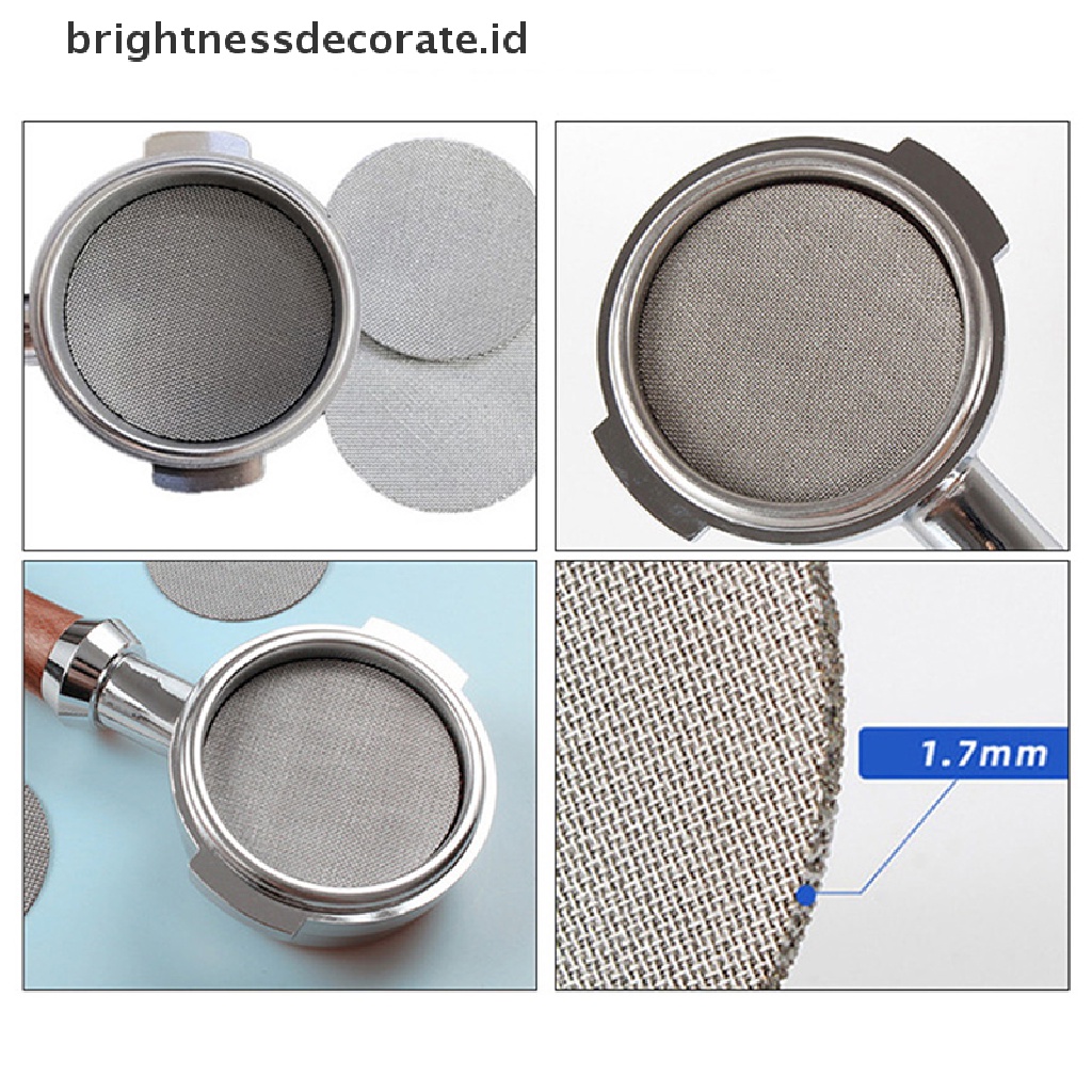 [Birth] 51/53.5/58.5mm Contact Puck Screen Filter Mesh Mesin Kopi Digunakan Secara Universal [ID]