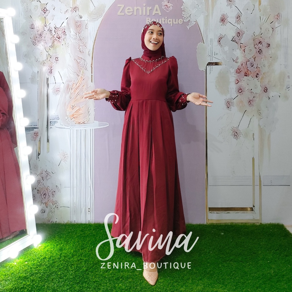 SARINA GAUN payet / baju pesta / prewedding / wisuda / gamis remaja / lebaran / kondangan / couple / tersedia ukuran kecil hingga jumbo