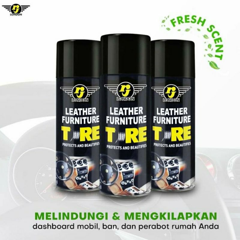 rj london black magic pelindung leather kulit jog , ban tire kendaraan , furniture , dashboard kit