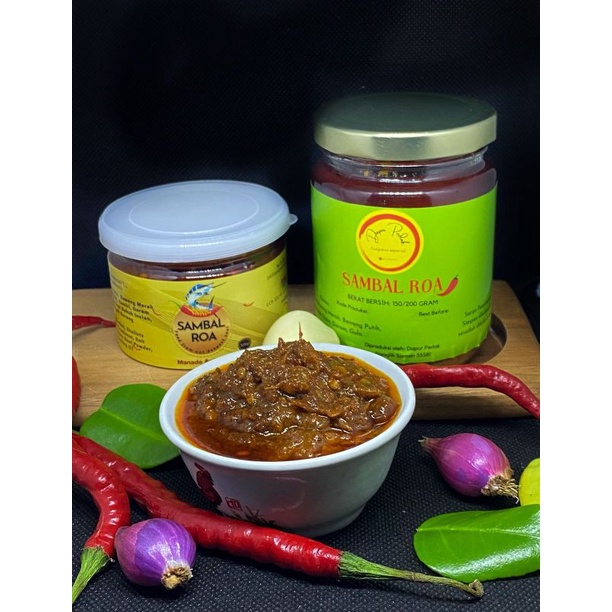 

Sambal Roa Khas Manado Sambal Homemade Dapur Pedak Jogja 125gr 200gr