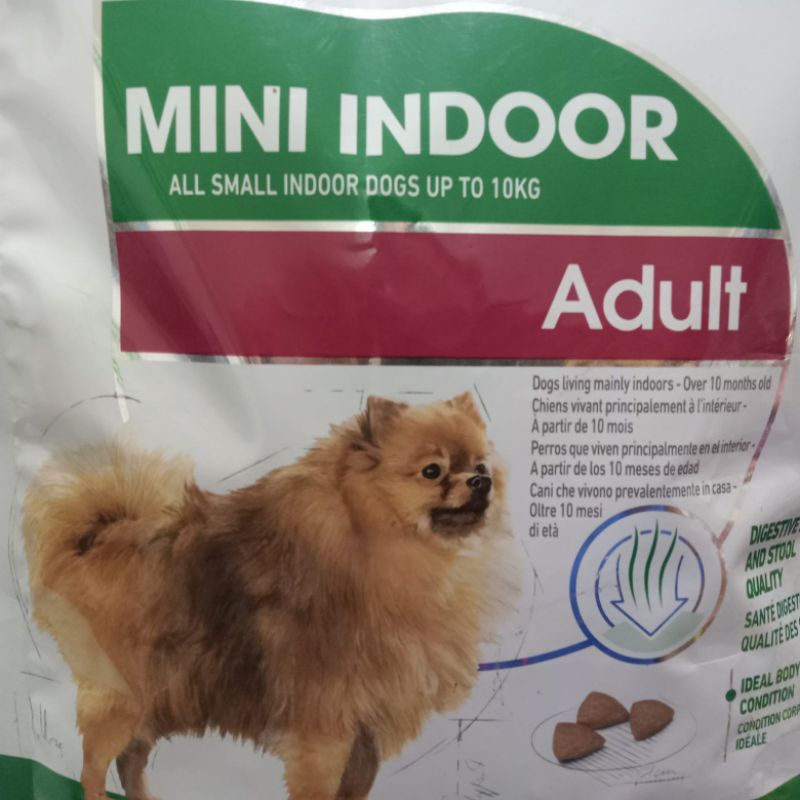 Royal Canin Dog Mini Indoor Adult 1,5kg | makanan anjing dewasa rc