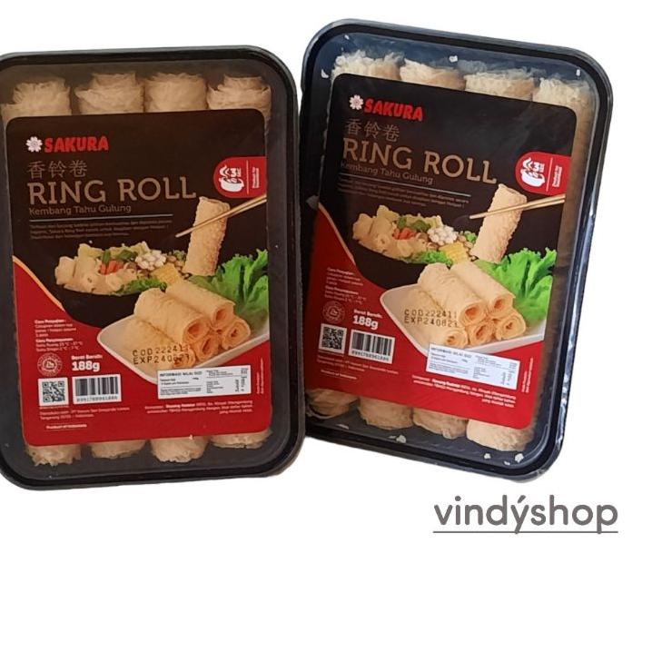 

Trxe3E8q SAKURA RING ROLL 188g | FRIED BEAN CURD | KEMBANG TAHU GULUNG | HOTPOT SHABU-SHABU