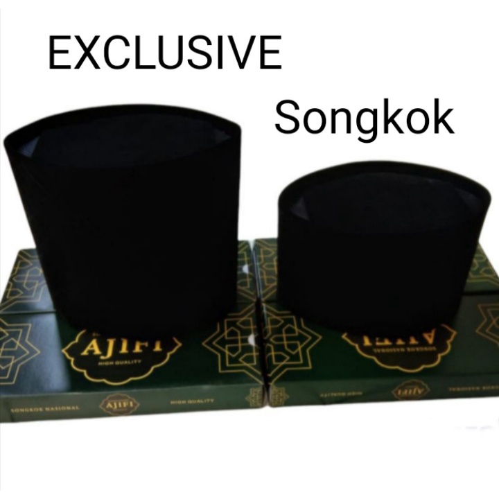 Peci Songkok Hitam Tinggi 15cm 20cm 25cm/Peci Sufi Kopiah,Kopyah
