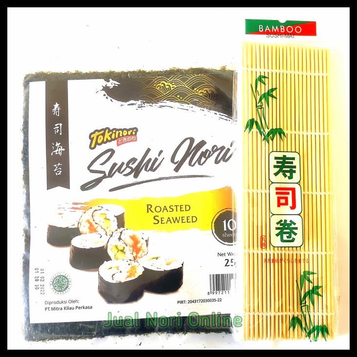 

MURAH NORI 10S + SUSHI MAT|PENGGULUNG SUSHI|NORI TAKAOKAYA|RUMPUT LAUT KODE 1040