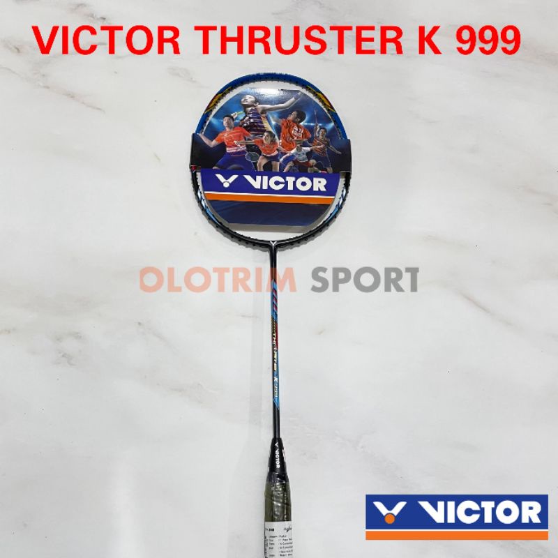 Raket Badminton Victor Thruster K999 33lbs Original