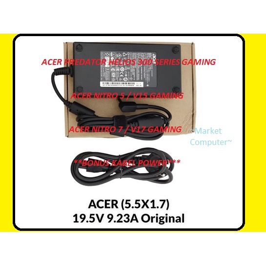 Casan Carger Adaptor Charger Laptop Gaming ACER Aspire Nitro 7 AN715-51 AN715-51-74NA AN715-52 ACER 