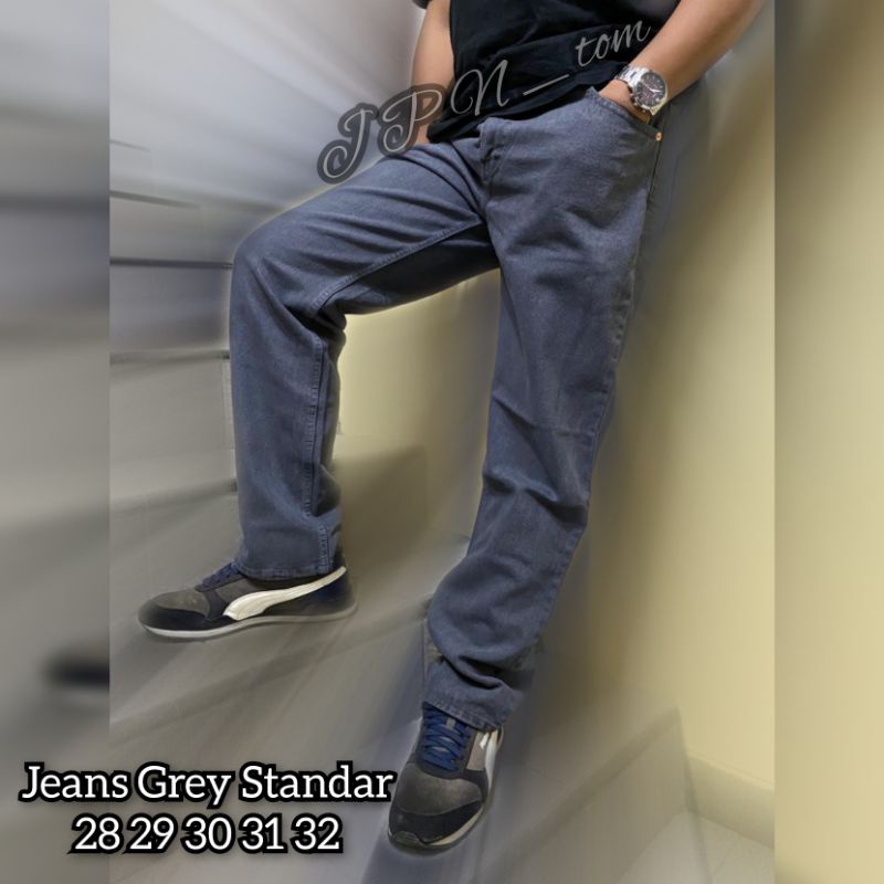 CELANA JEANS GARMEN PRIA UKURAN 28 29 30 31 32 CELANA PANJANG DENIM DONGKER BLUEBLACK COWOK BASIC STANDAR REGULER BAHAN JINS TEBAL LONG PANTS HITAM NAVY CREAM COKLAT KREM BIRU TUA BIO WASH GREY ABU BIRU MUDA LEVI S M L XL TIDAK MELAR NO STRETCH