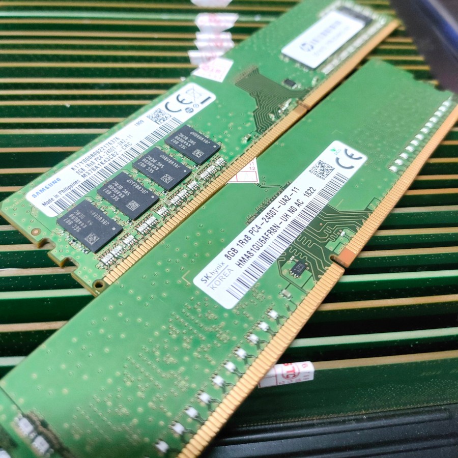 memory ram pc 8gb DDR4 2Rx8 pc4-2400T for pc server xeon original like new murah meriah