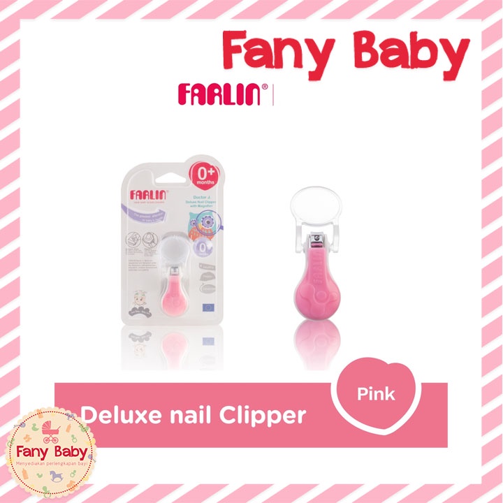 FARLIN DELUXE NAIL CLIPPER WITH MAGNIFIER