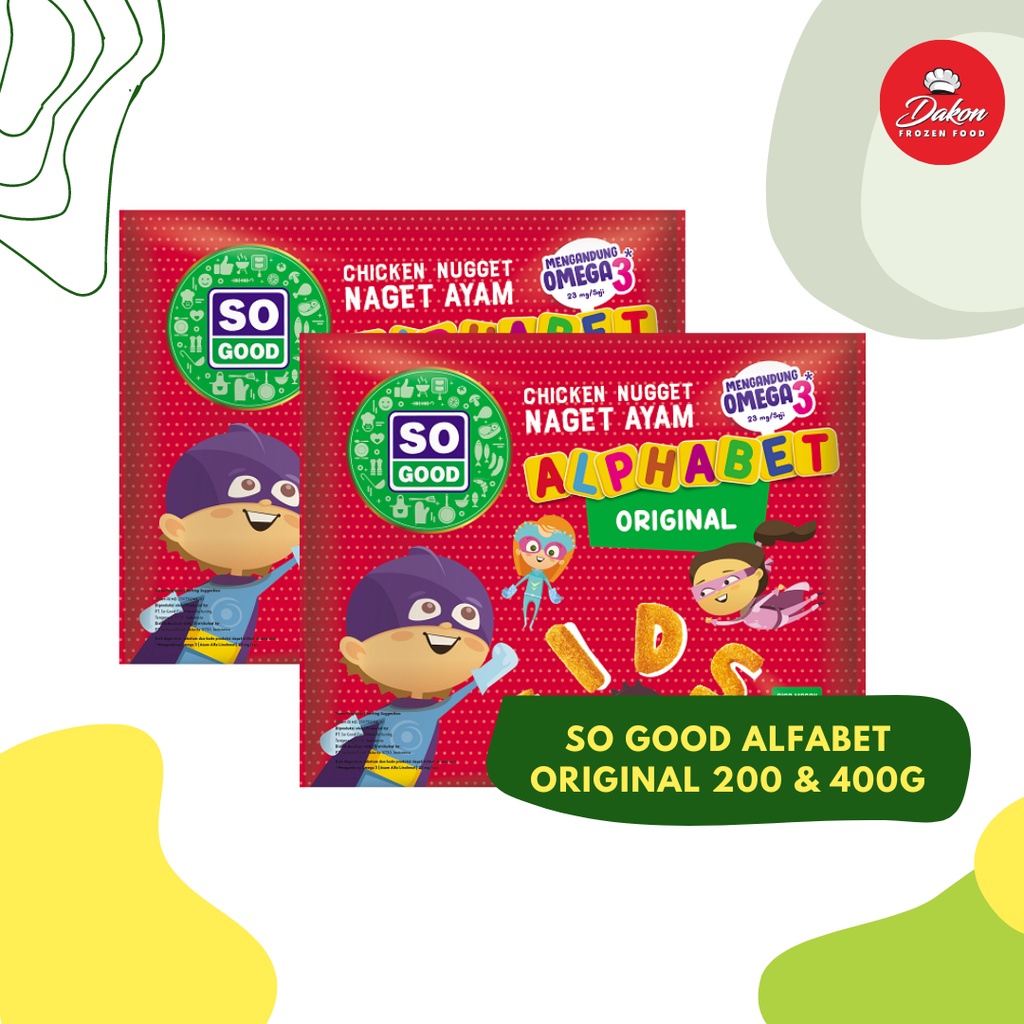 

So Good Alfabet Original 200g & 400g