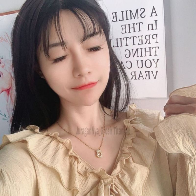 KALUNG TITANIUM MAHKOTA DIAMOND KOREA ANTI KARAT&amp;ANTI LUNTUR