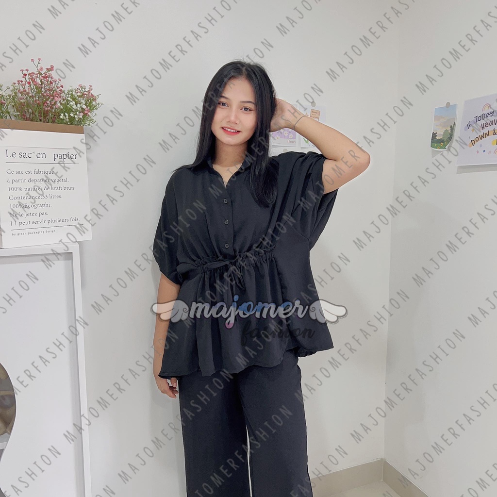 MAJOMER | HUAN BLOUSE - BLOUSE WANITA