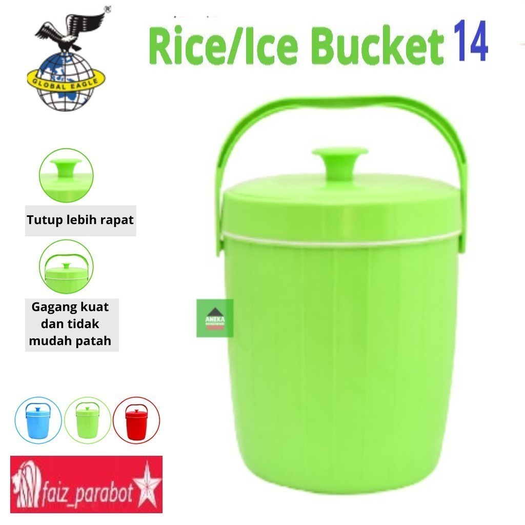 Rice Ice Bucket Termos Nasi Es 14 RIBR14 Global Eagle