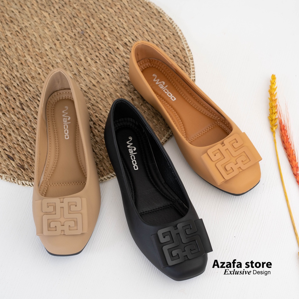 Walcoo Sepatu Flatshoes Import DELNIDORA