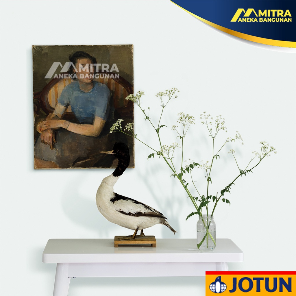 CAT TEMBOK JOTUN WARNA SNOW-WHITE 5001 / PUTIH SALJU PUTIH KEBIRUAN / WARNA CUSTOM TINTING