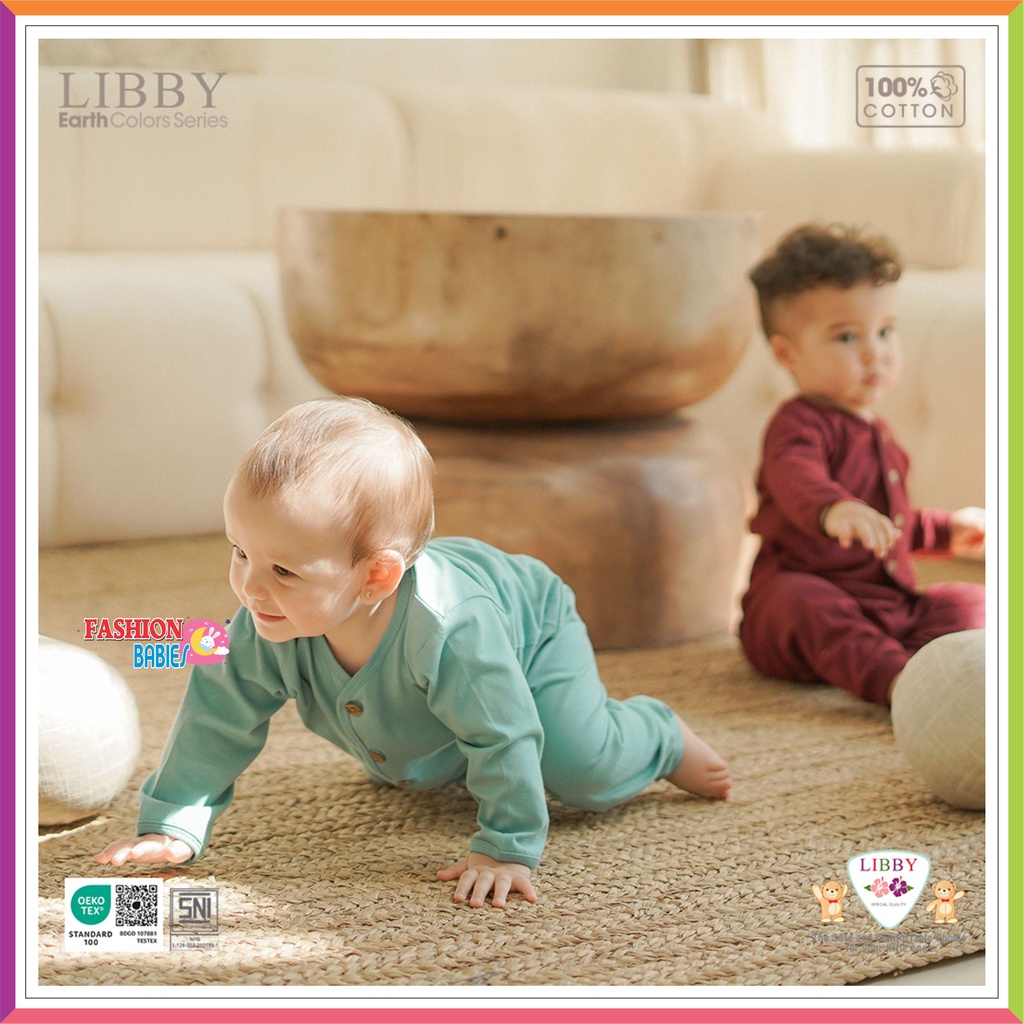 ❤ Fashionbabies ❤ [ TERBARU ] LIBBY COMFY SET SERIES 2 | SETELAN KANCING PANJANG