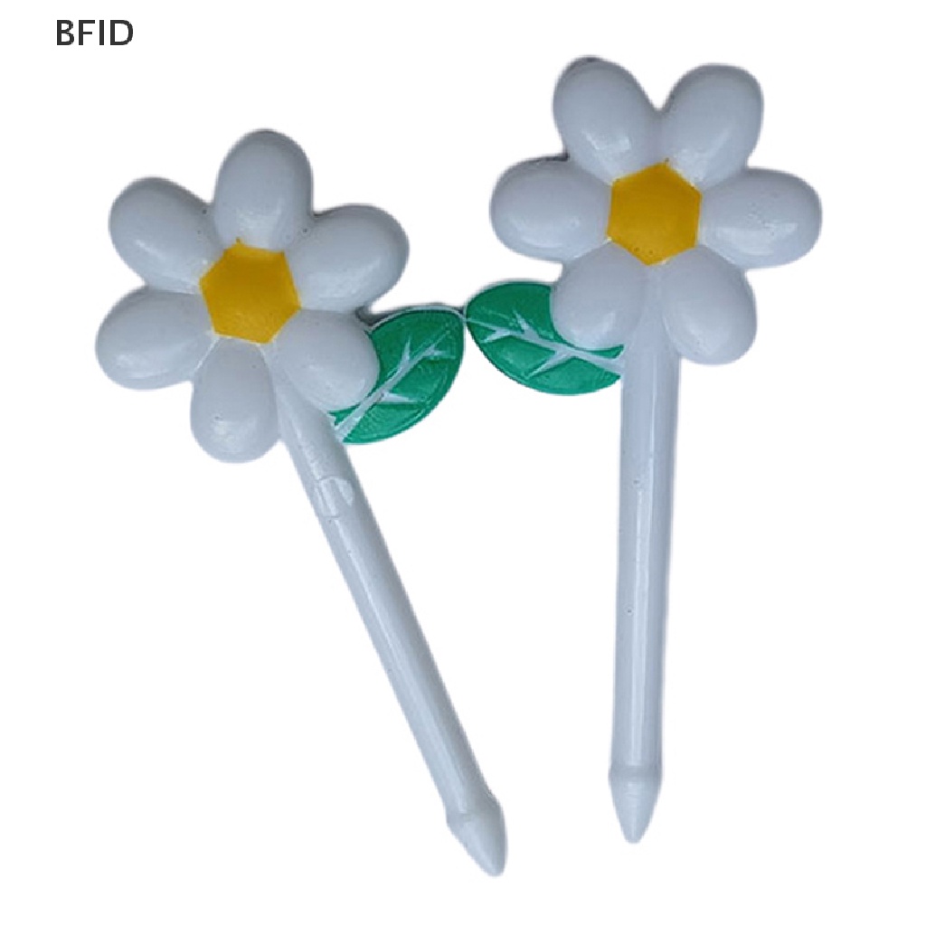 [BFID] 8pcs/set Mini Kartun Lebah Buah Garpu Anak Snack Dessert Picks Tookpick Makan Siang [ID]