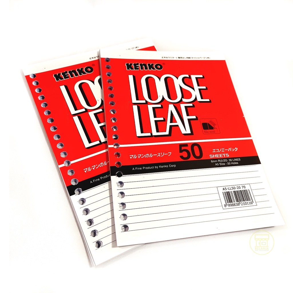 

KENKO - Loose Leaf A5 LL - 50 Lembar - Pack